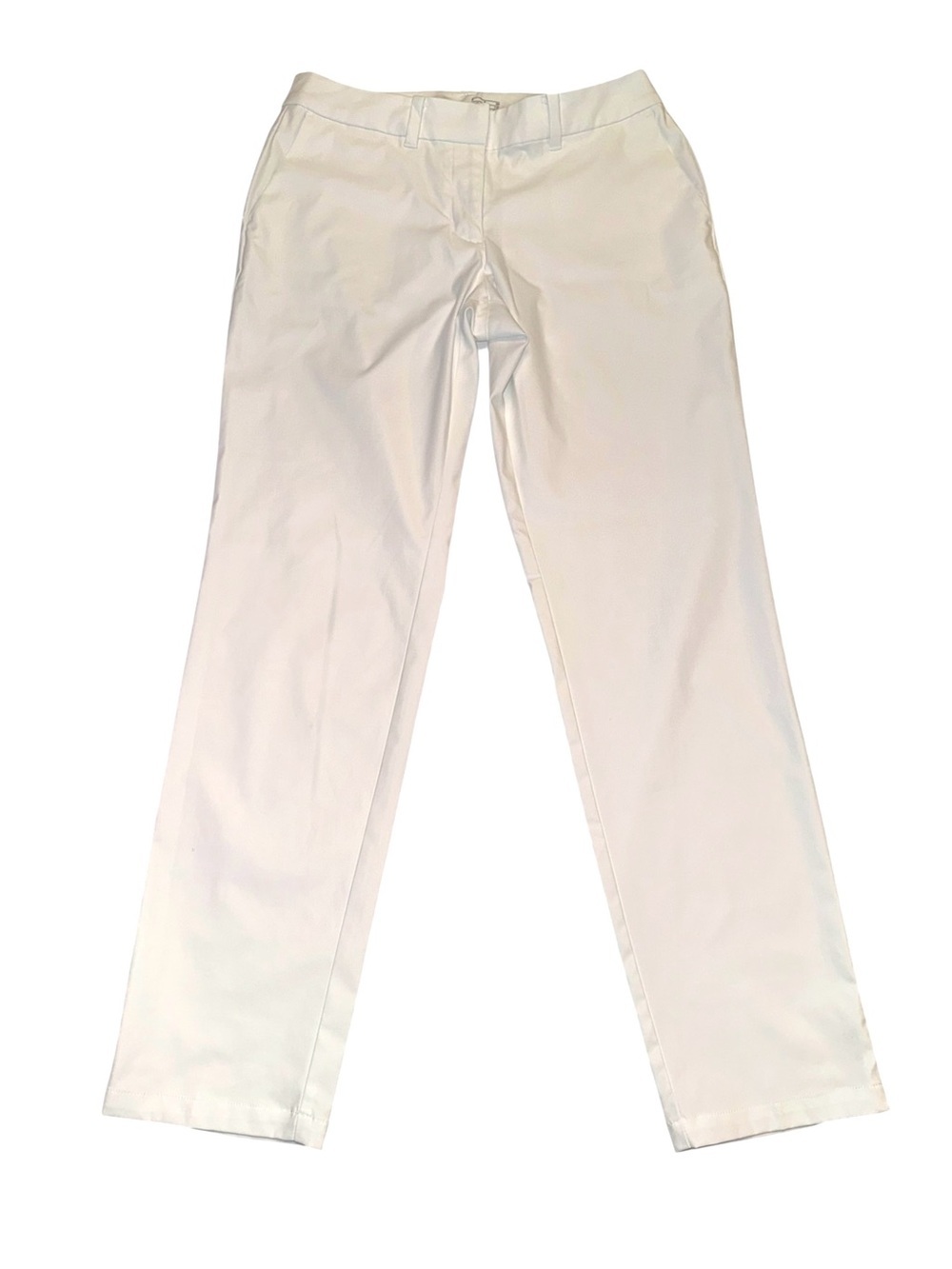 Nike Dri-FIT Women’s White Golf Pants Size 6 Straight Leg Performance Trousers
